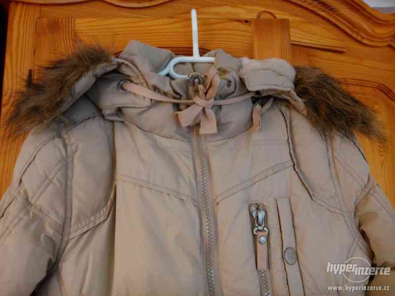Dámský zimní béžový kabát - foto 3