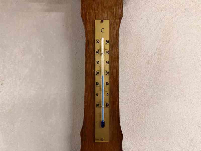 Starožitný rustikální barometr  - foto 3