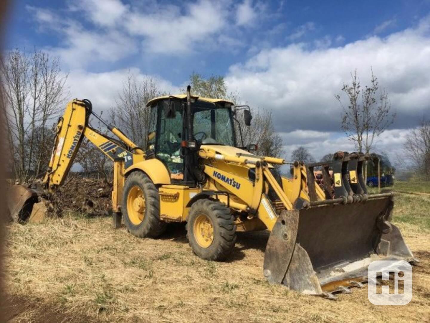 Komatsu WB97 s SPZ traktorbagr - foto 1
