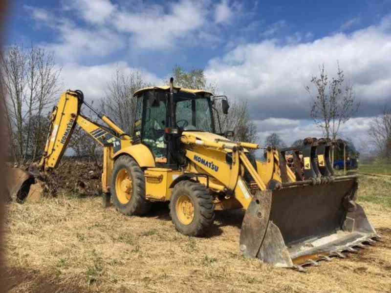Komatsu WB97 s SPZ traktorbagr - foto 1
