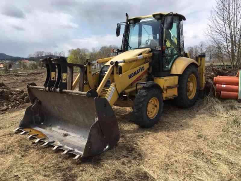 Komatsu WB97 s SPZ traktorbagr - foto 4