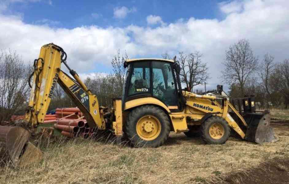 Komatsu WB97 s SPZ traktorbagr - foto 6