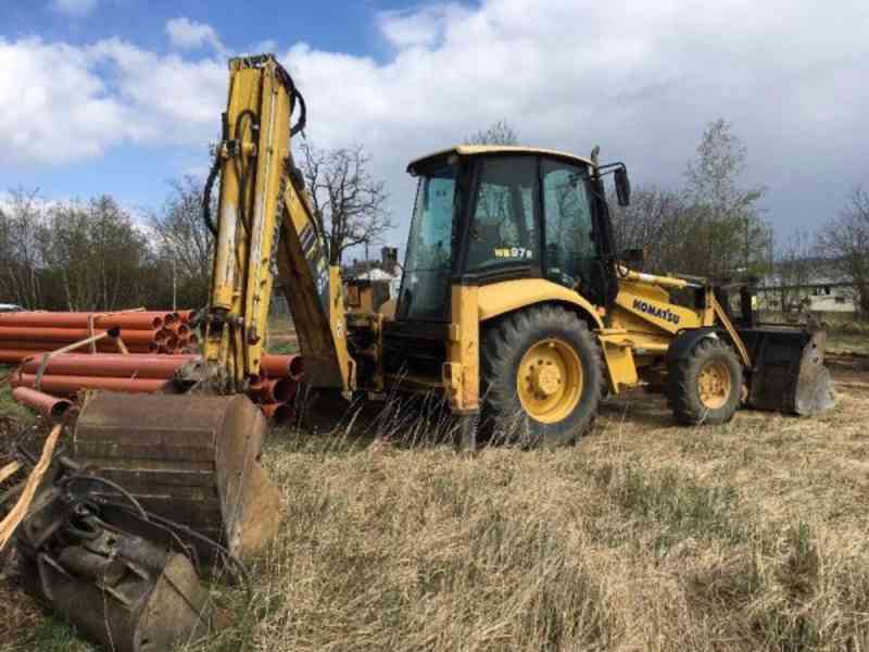 Komatsu WB97 s SPZ traktorbagr - foto 3