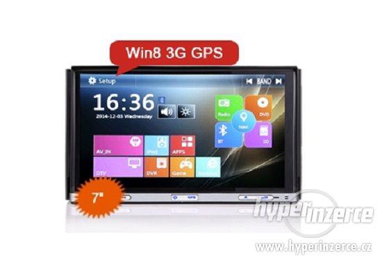 2DIN Dotykove Autoradio Navi GPS DVD BT USB SD 7displej