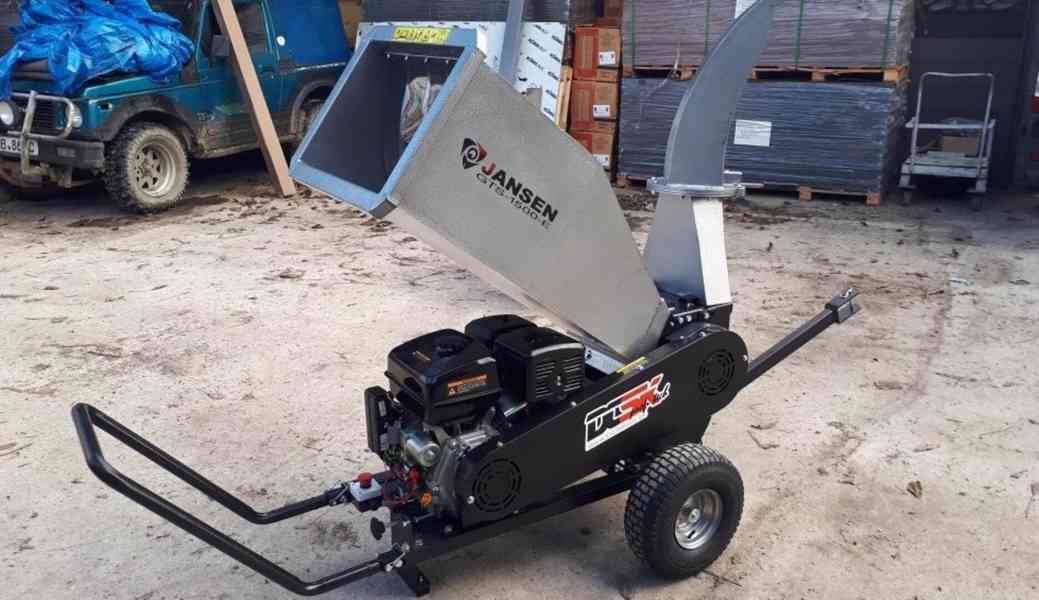 Jansen GTS-1500E drvič - štiepkovač konárov - foto 5