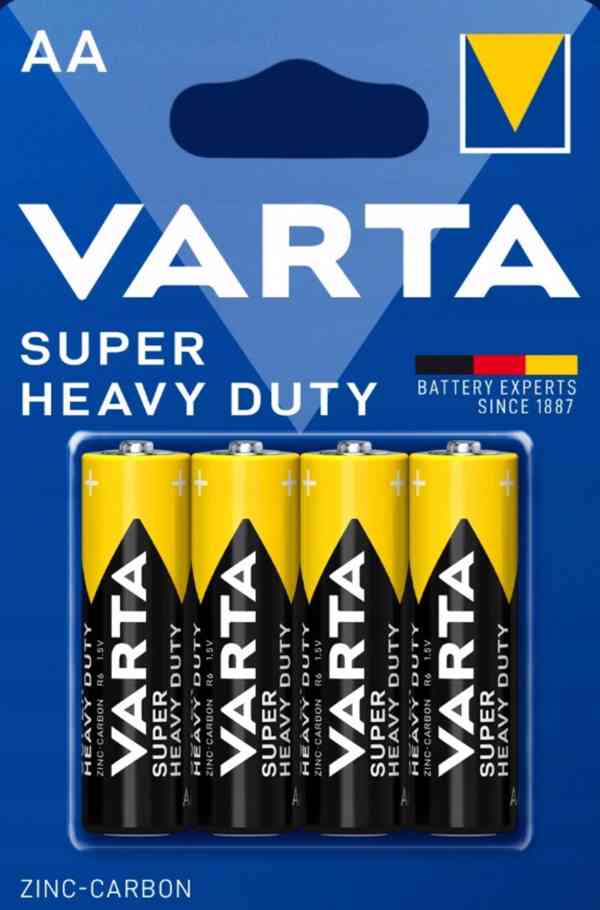 Baterie Varta Super Heavy Duty AA - foto 2