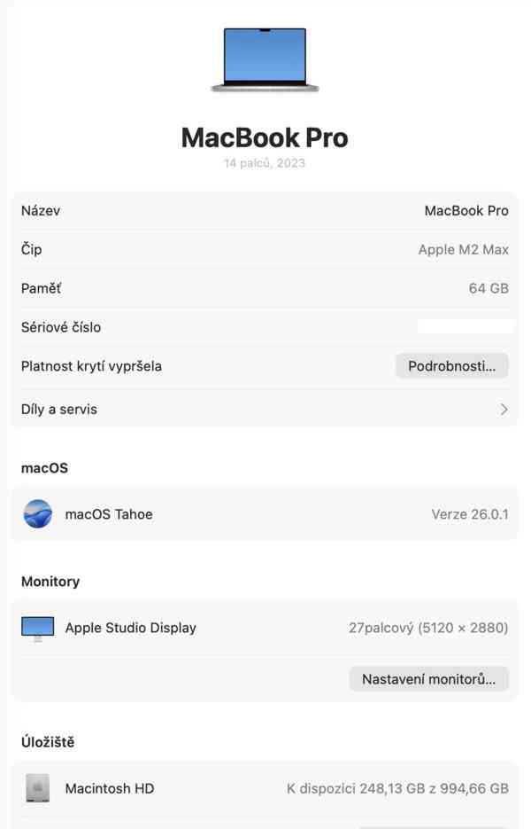 Apple MacBook Pro 14″ (M2 Max 12/38, 64GB/1 TB), A2779 - foto 5