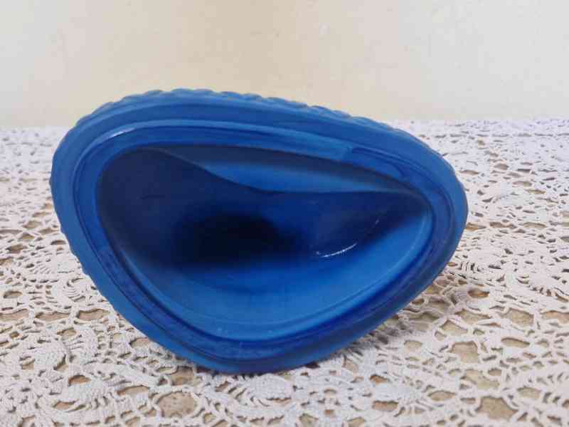 Vzácný Art Deco modrý Budha Curt Schlevogt Jablonec - foto 5