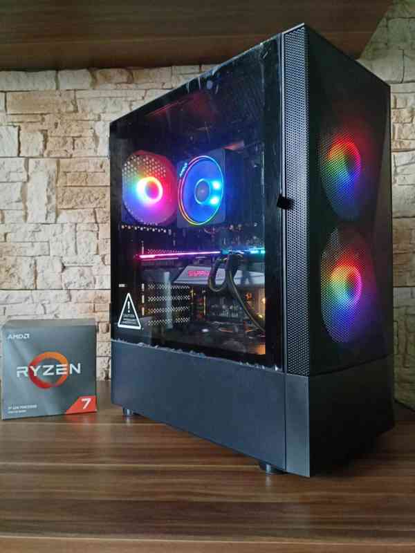 🚀 HERNÍ PC RYZEN 7 3700X, 32GB RAM, RX 5700XT NITRO+,SSD 🚀 - foto 4
