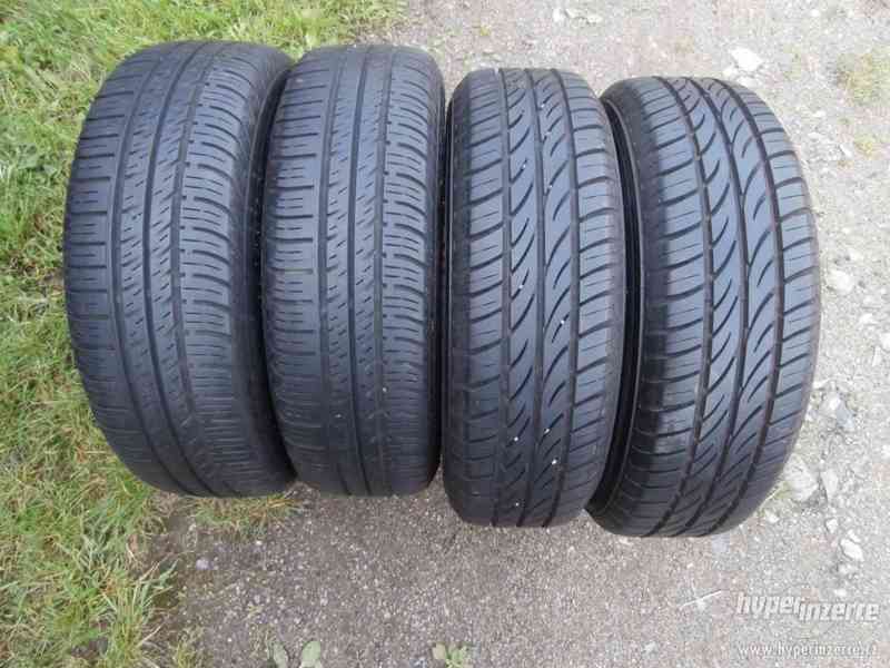 4x kola 14"-disky 5,5Jx14, 4x100, pneu165/65 R14 - foto 2