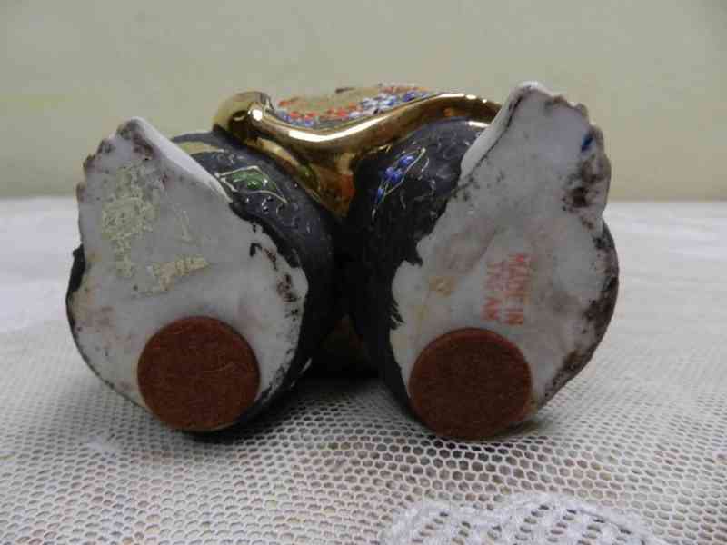 Luxusní Japonská bohatě zdobená soška Bůh Bůžek Satsuma  - foto 7