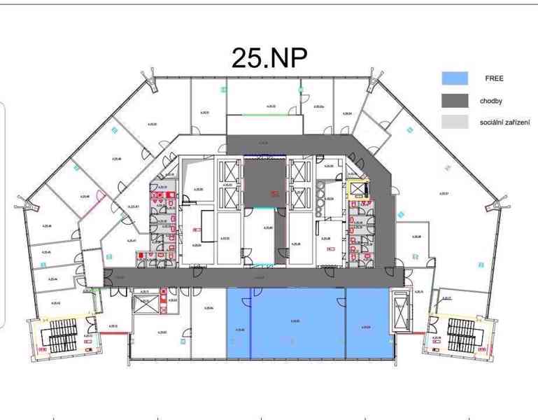 Pronájem obchodních prostor v City Empiria - 25NP / 121m2 (157m2) - foto 5