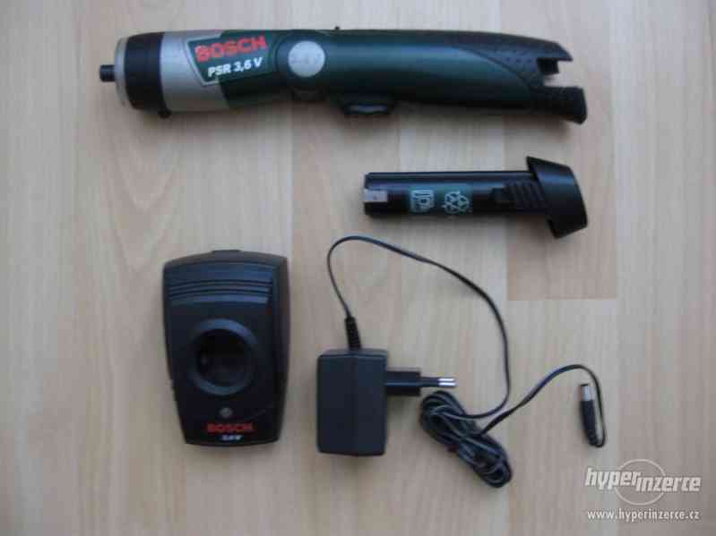 BOSCH PSR 3,6V - funkční akušroubovák - foto 2