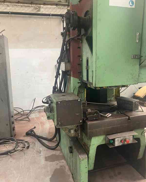 Použitý lis LEN 63 C, r. v. 1988 + podavač, rovnačka - foto 4