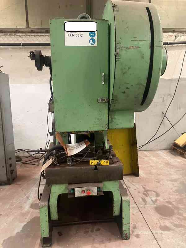 Použitý lis LEN 63 C, r. v. 1988 + podavač, rovnačka - foto 6