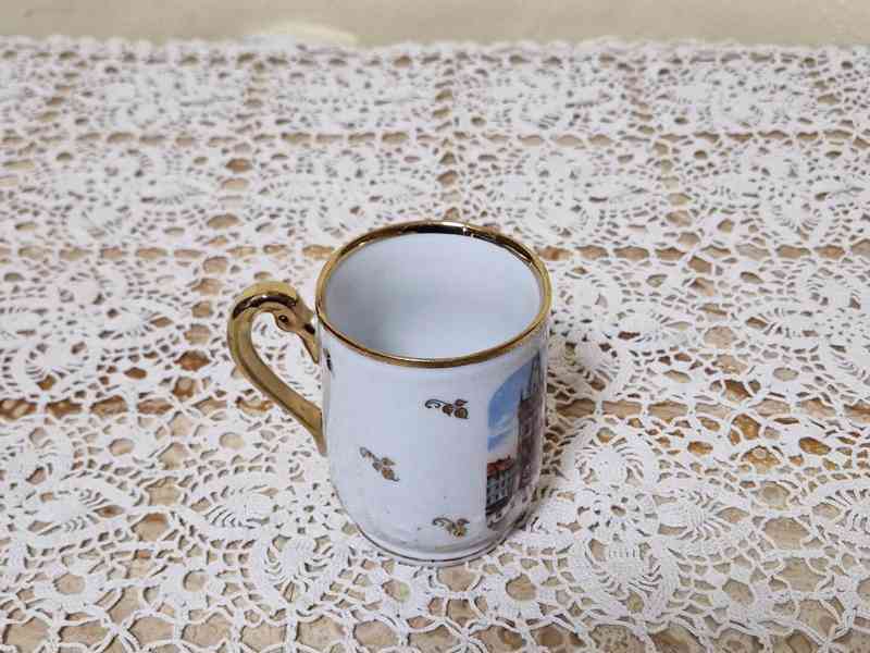 Sbírkový Hrnek obecní Dům Pozdrav z Prahy RU Top Stav - foto 7