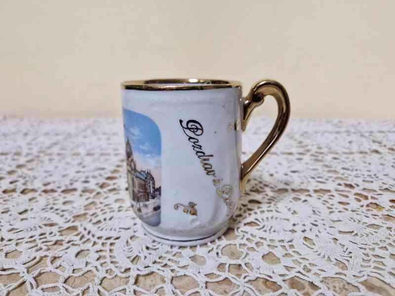 Sbírkový Hrnek obecní Dům Pozdrav z Prahy RU Top Stav - foto 4