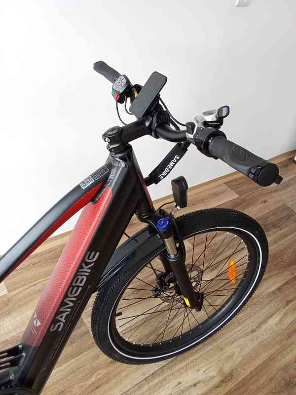 CELOODPRUŽENÉ HORSKÉ ELEKTROKOLO SAMEBIKE, 750 W, ZÁRUKA - foto 7