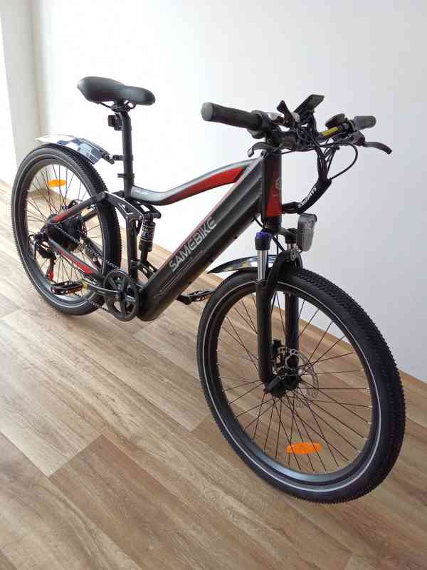 CELOODPRUŽENÉ HORSKÉ ELEKTROKOLO SAMEBIKE, 750 W, ZÁRUKA - foto 2