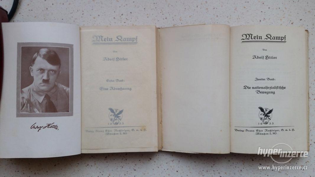 Mein Kampf - dvojknižní vydání, raritní rok 1933 - foto 2