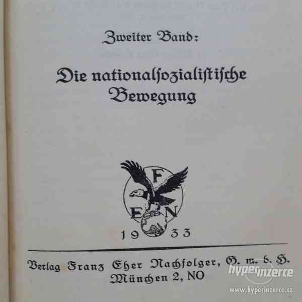 Mein Kampf - dvojknižní vydání, raritní rok 1933 - foto 4