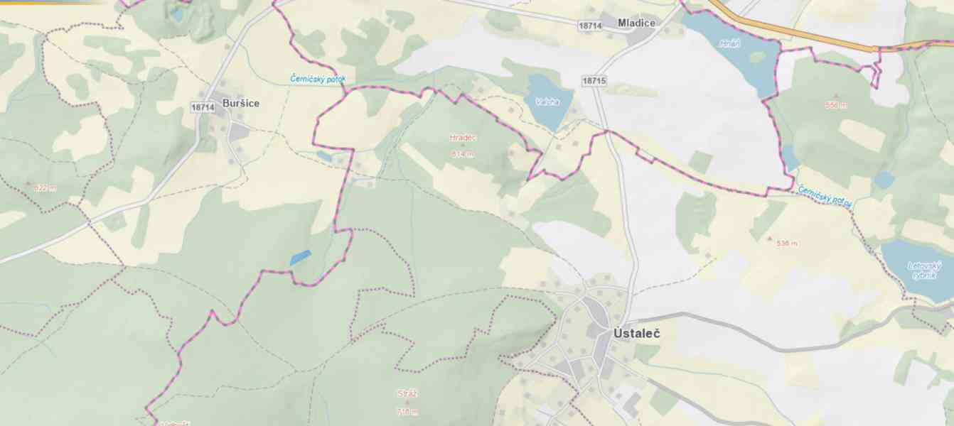 Lesní pozemek Buršice - foto 13