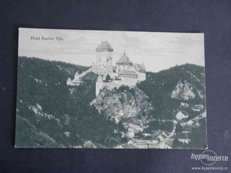 Pohled-Hrad Karlův Týn-Karlštejn.1922. - foto 1
