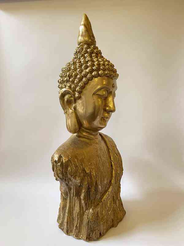 Buddha - velká zlatá socha - foto 3