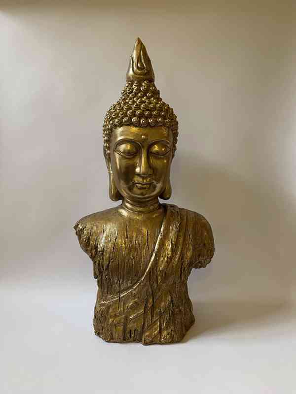 Buddha - velká zlatá socha - foto 1