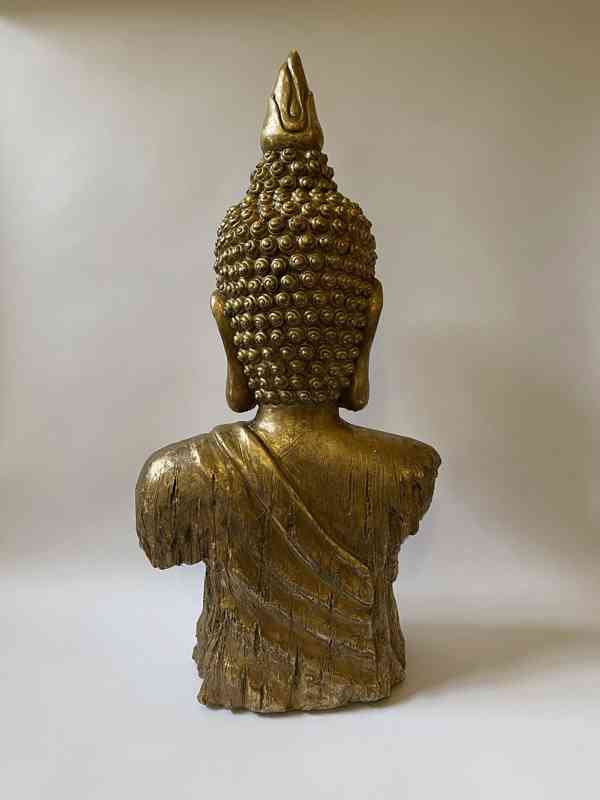 Buddha - velká zlatá socha - foto 4