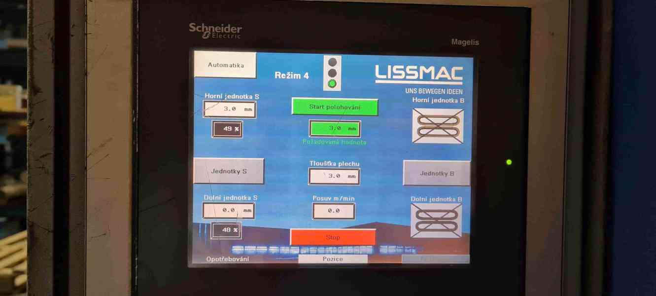 Použitý odjehlovací stroj LISSMAC SBM-XL 1000 S2B2, r. 2013 - foto 4