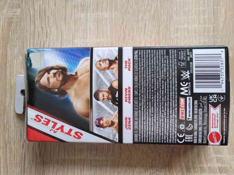 Figurky wrestlerů WWE, originál Mattel, sada 4 ks, NOVÉ - foto 4