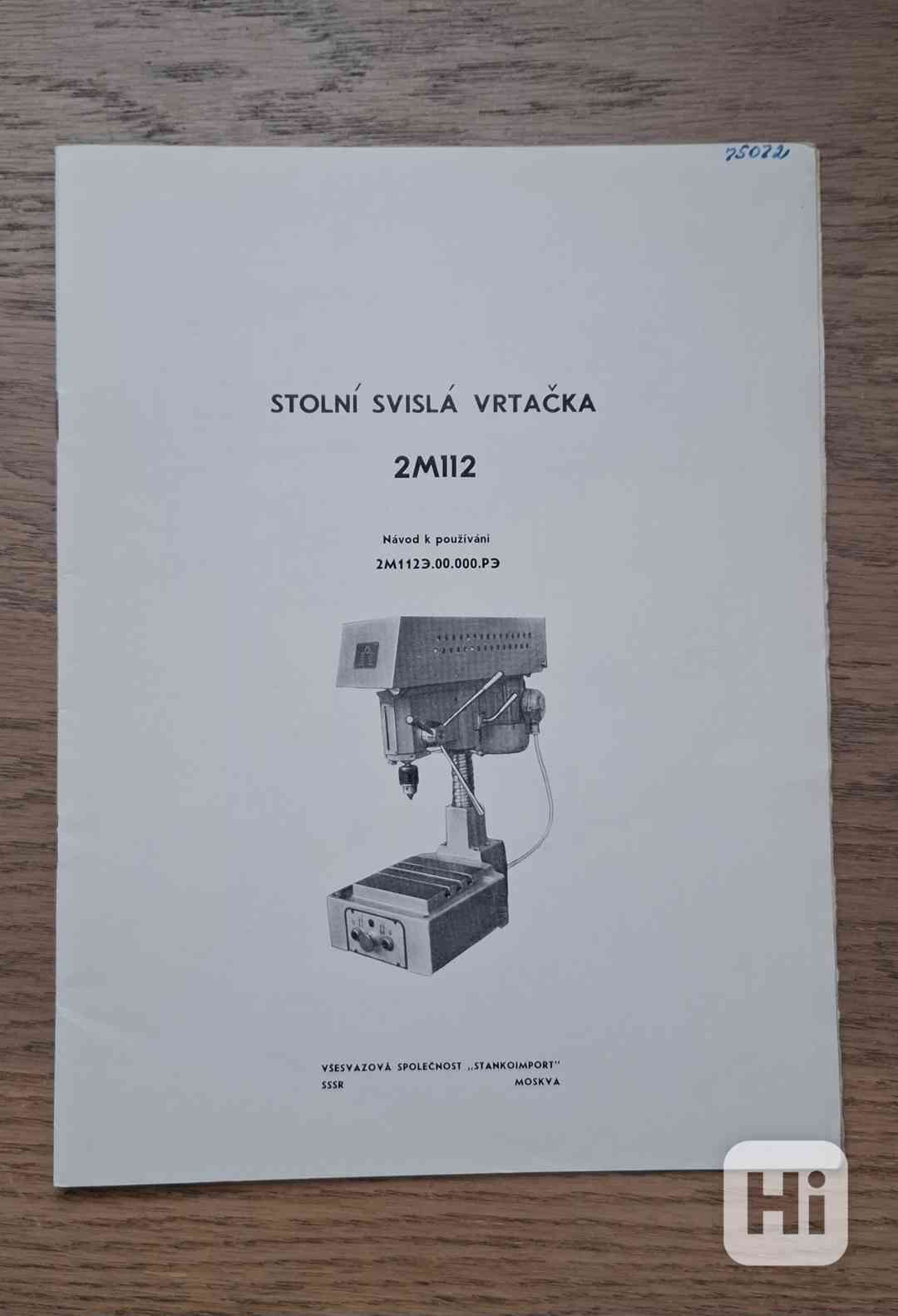 Návod stolní ruské vrtačky 2M-112 - foto 1