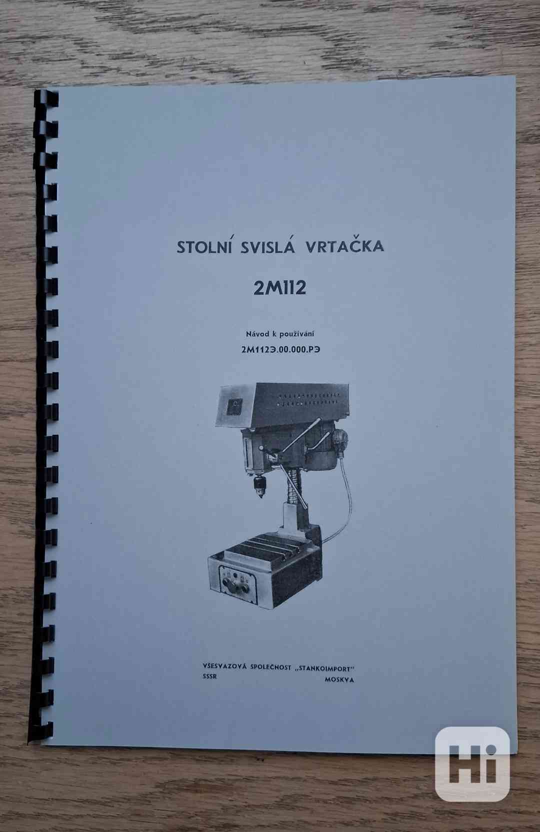 Návod stolní ruské vrtačky 2M-112 - foto 1