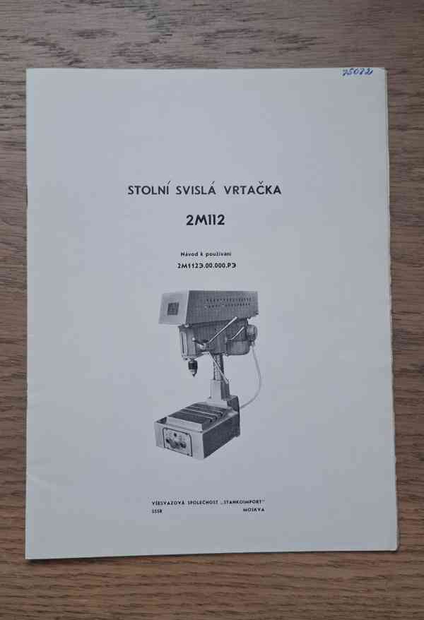 Návod stolní ruské vrtačky 2M-112 - foto 1