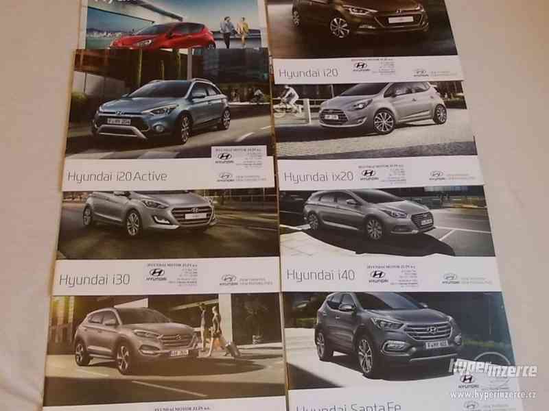 HYUNDAI -- mix českých prospektů -- 8 kusů - foto 1
