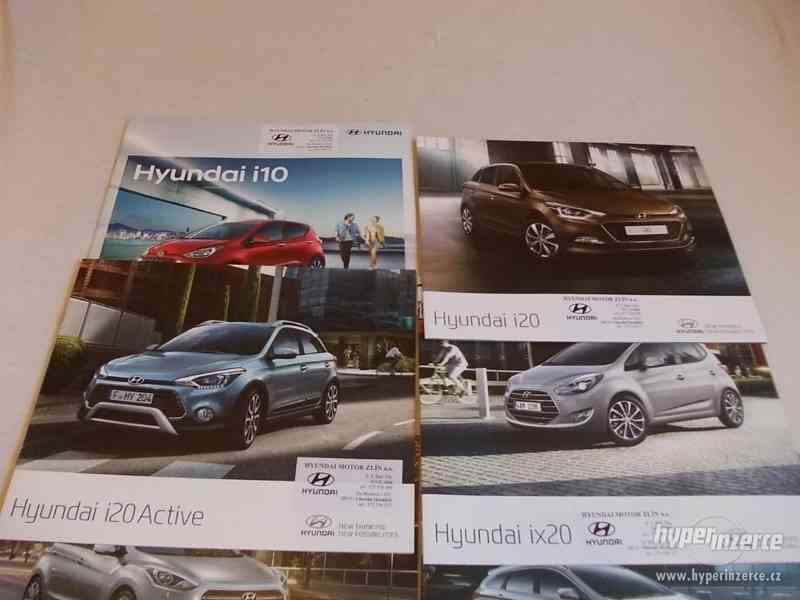 HYUNDAI -- mix českých prospektů -- 8 kusů - foto 2