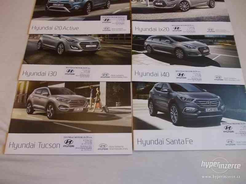 HYUNDAI -- mix českých prospektů -- 8 kusů - foto 3