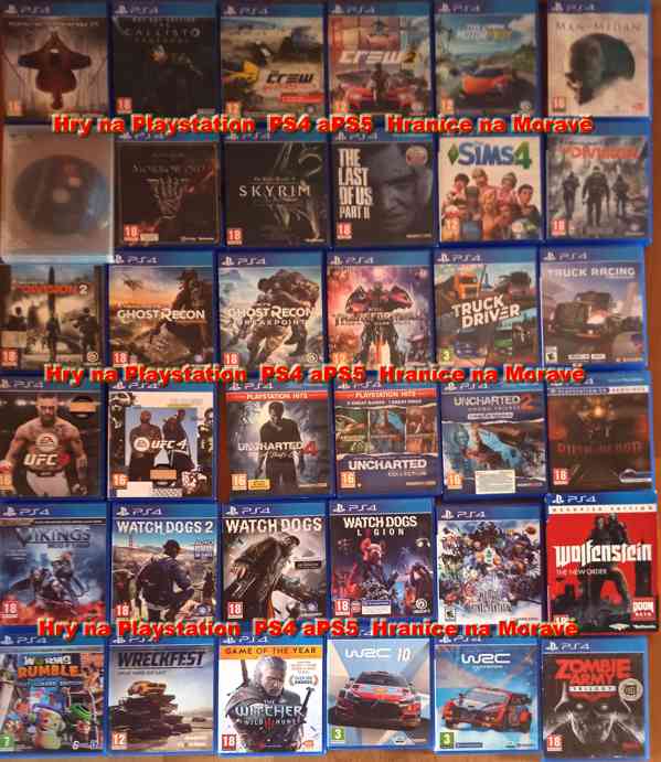 Hry na Playstation PS4 a PS5 - 4.část seznamu