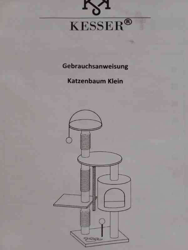 Škrabadlo pro kočky / kočičí strom - 116 cm - foto 12