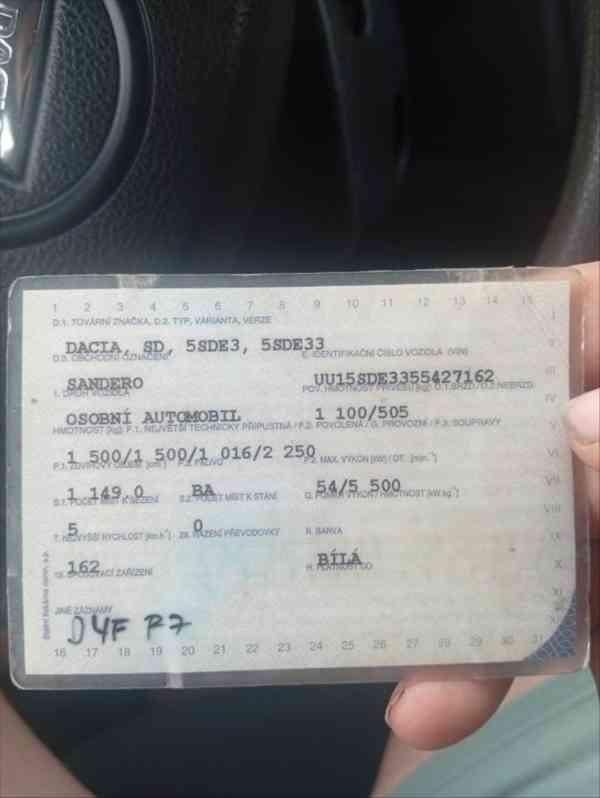 Dacia Sandero 1,2   sd 5sde3 5sde33 - foto 7