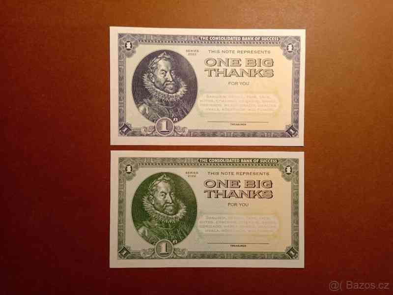 Pamětní bankovka (OBT) Rudolf II. - Nízký náklad - foto 1