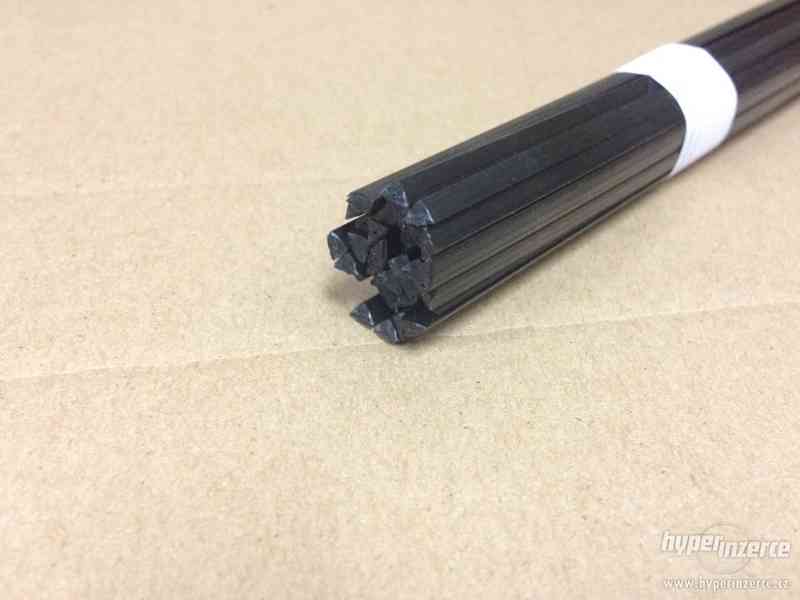 Svařovací dráty PE černé 4mm pro svařování PE plastů 500g - foto 1