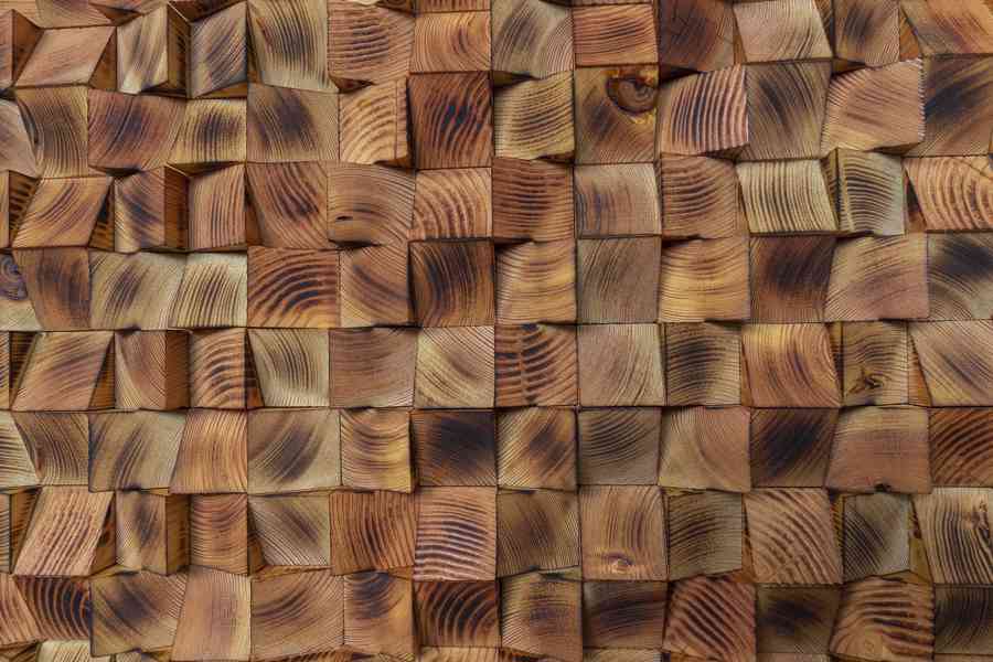 Lán obilí - 3D obraz ze dřeva - foto 3
