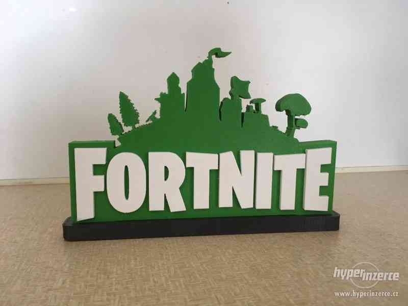 3D Tištěné logo Fortnite - foto 2