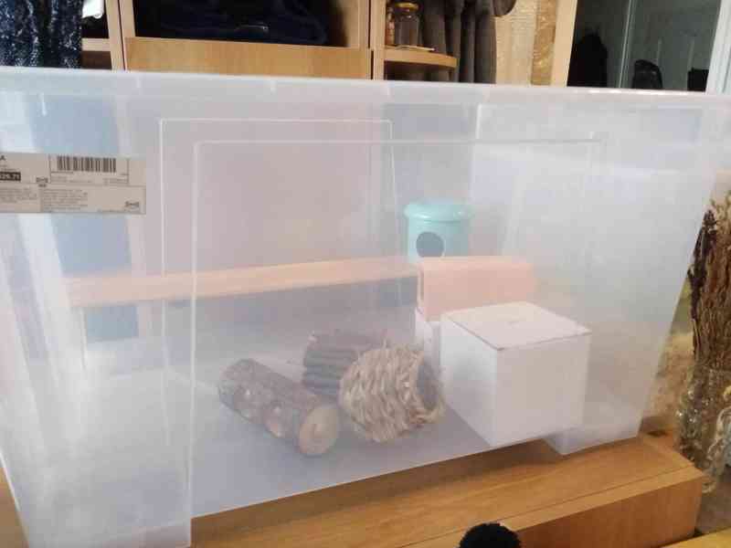 Samla box a vybavení pro křečka - foto 1