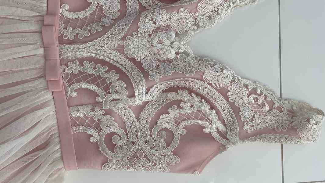 Dívčí společenské šaty - foto 4