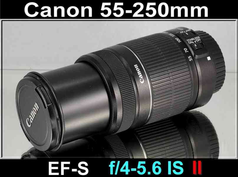 Canon EF-S 55-250mm f/4-5.6 IS II *APS-C TELE-ZOOM - foto 1
