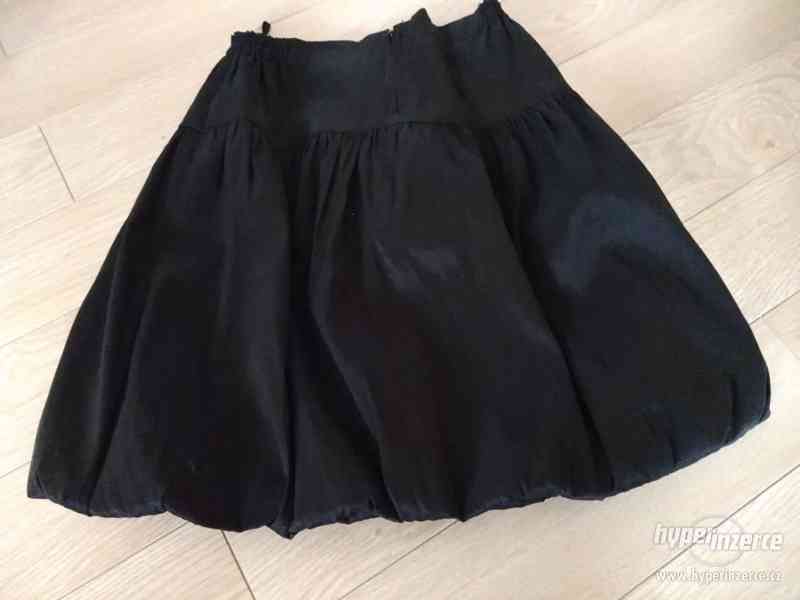 Černá dívčí sukně - nová - foto 2
