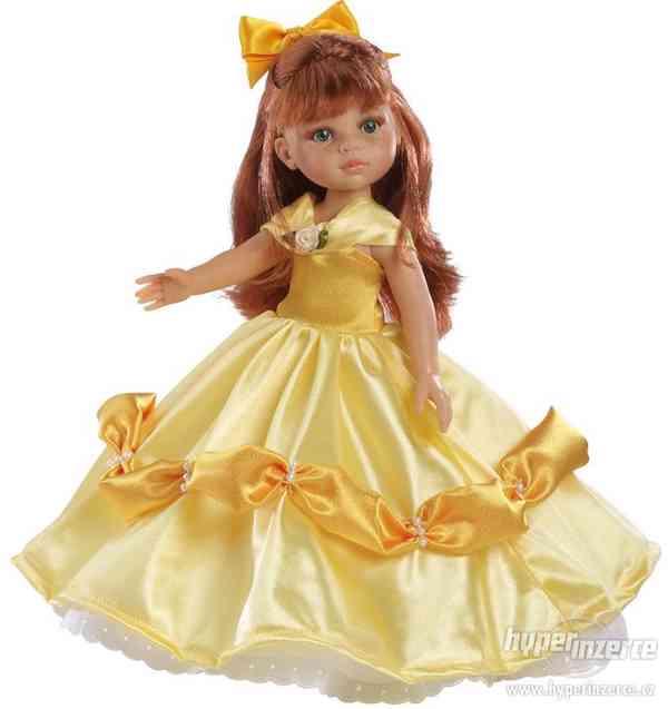 Realistická panenka žlutá princezna - foto 1